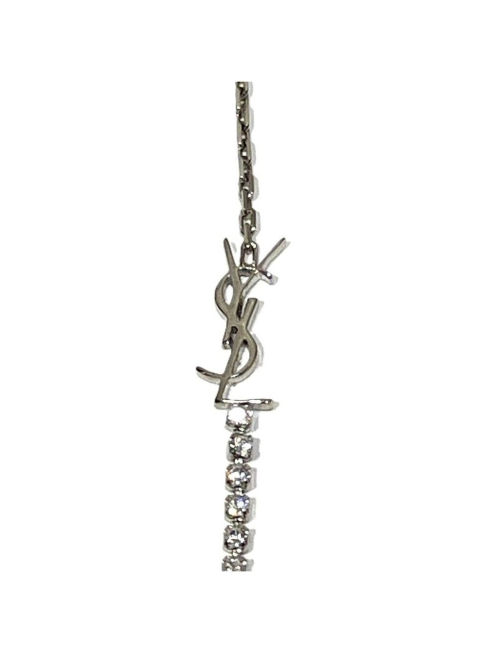 Saint Laurent Cassandra Bracelet 17 Metal Rhinestone